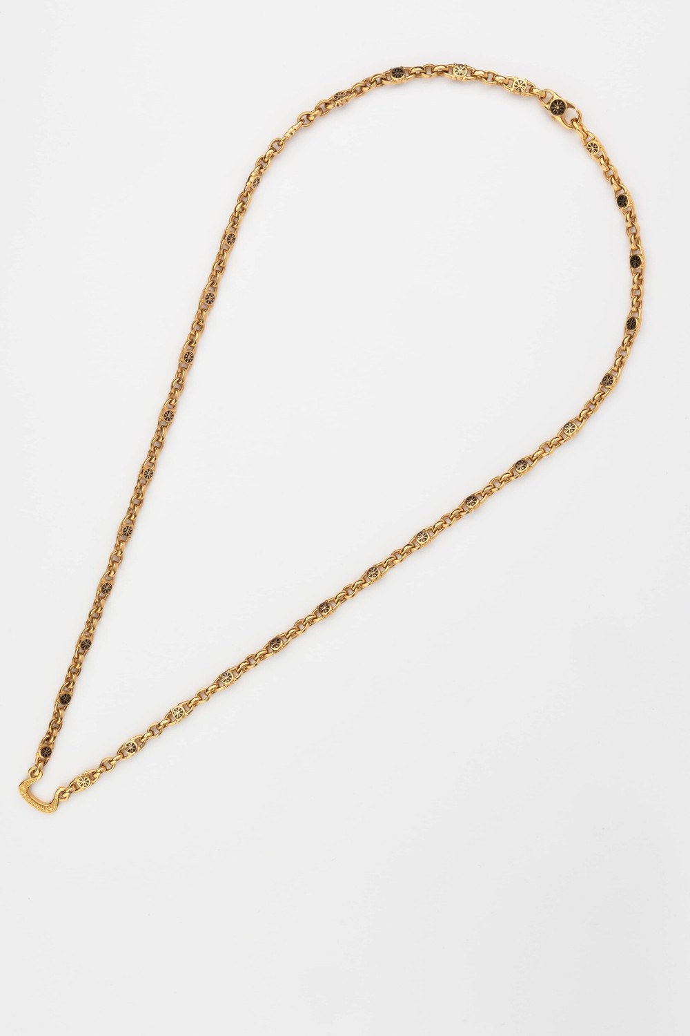 Цепь из золота c эмаль