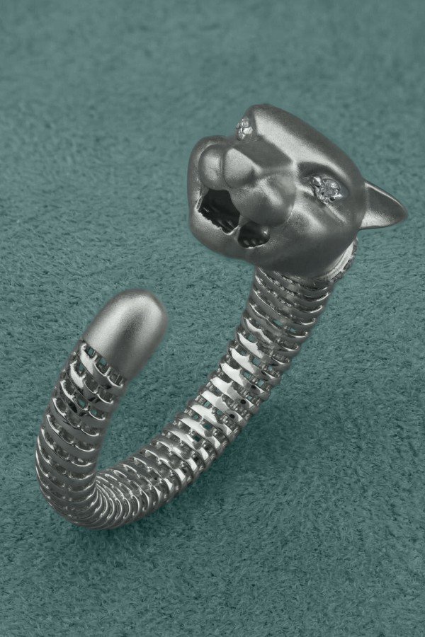 Кольцо из белого золота c бриллиантами