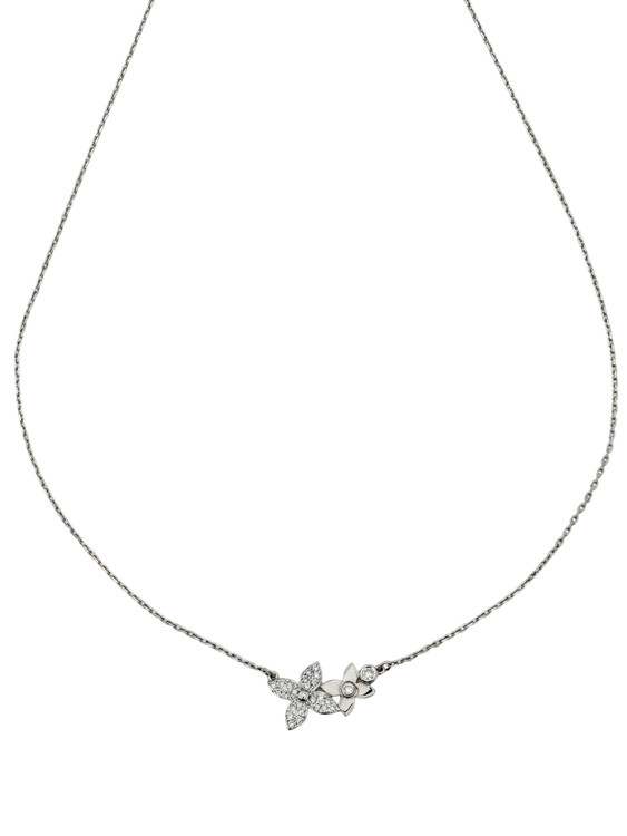 Колье из белого золота c бриллиантами
