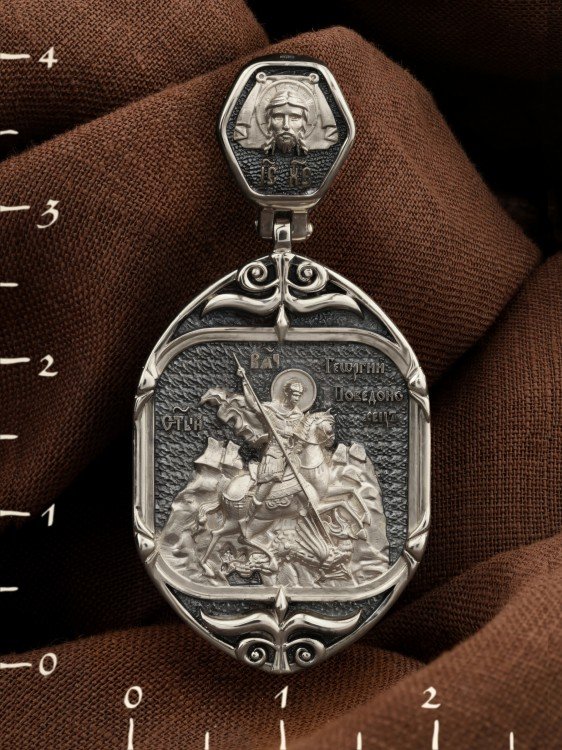 Образок из белого золота