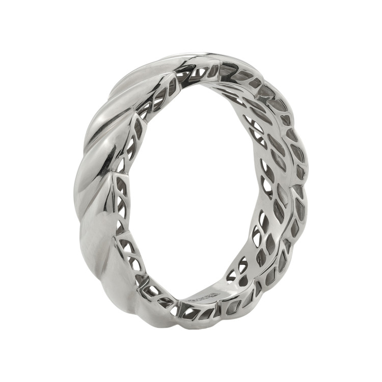 Кольцо из белого золота