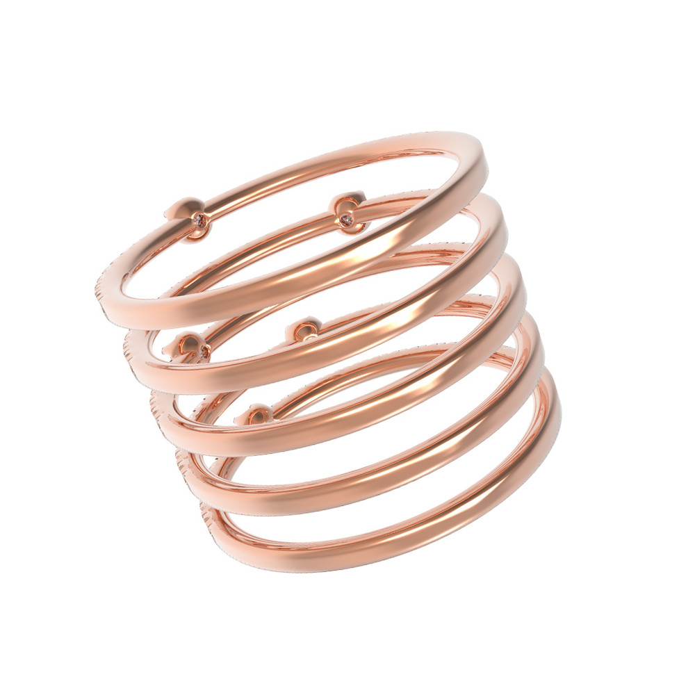 Кольцо из золота c бриллиантами