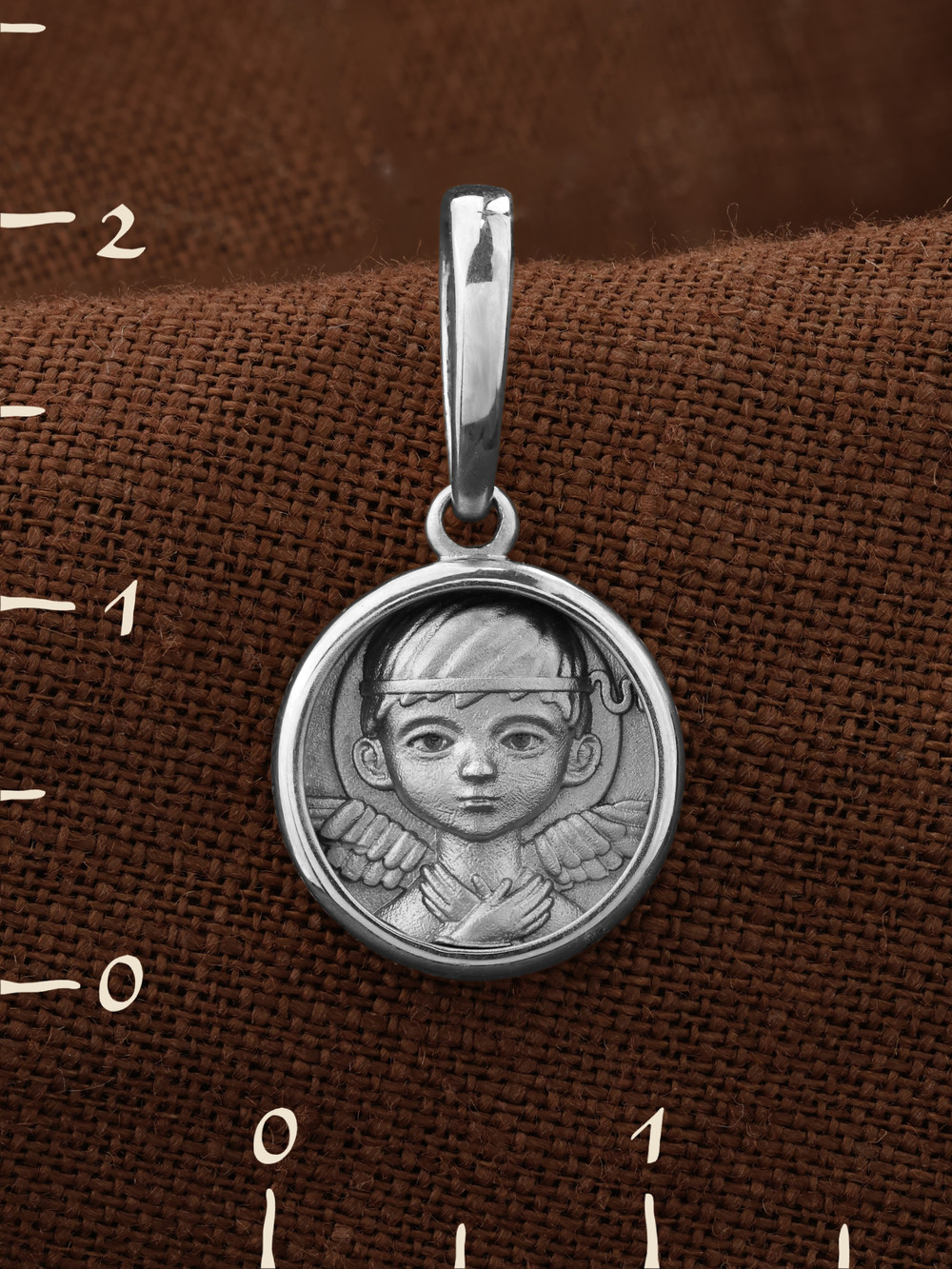 Образок из белого золота