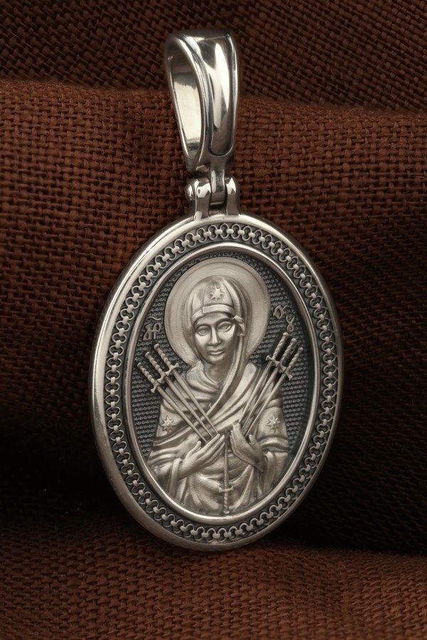 Образок из белого золота