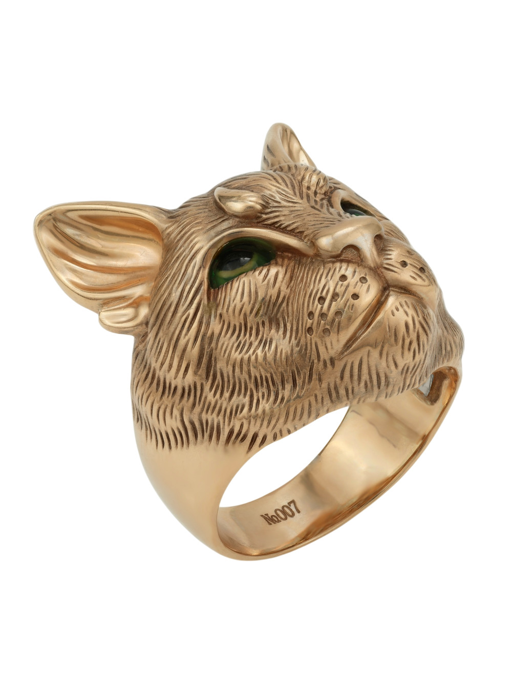 Кольцо из золота c эмаль