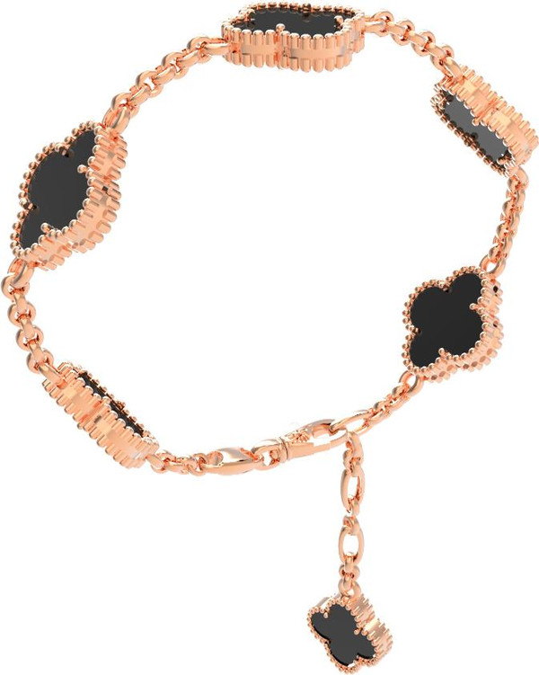 Браслет из золота c ониксом