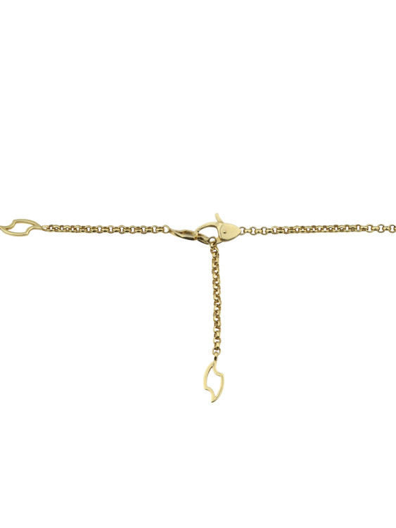 Колье из лимонного золота c эмаль , бриллиантами, рубином, ониксом и рубином