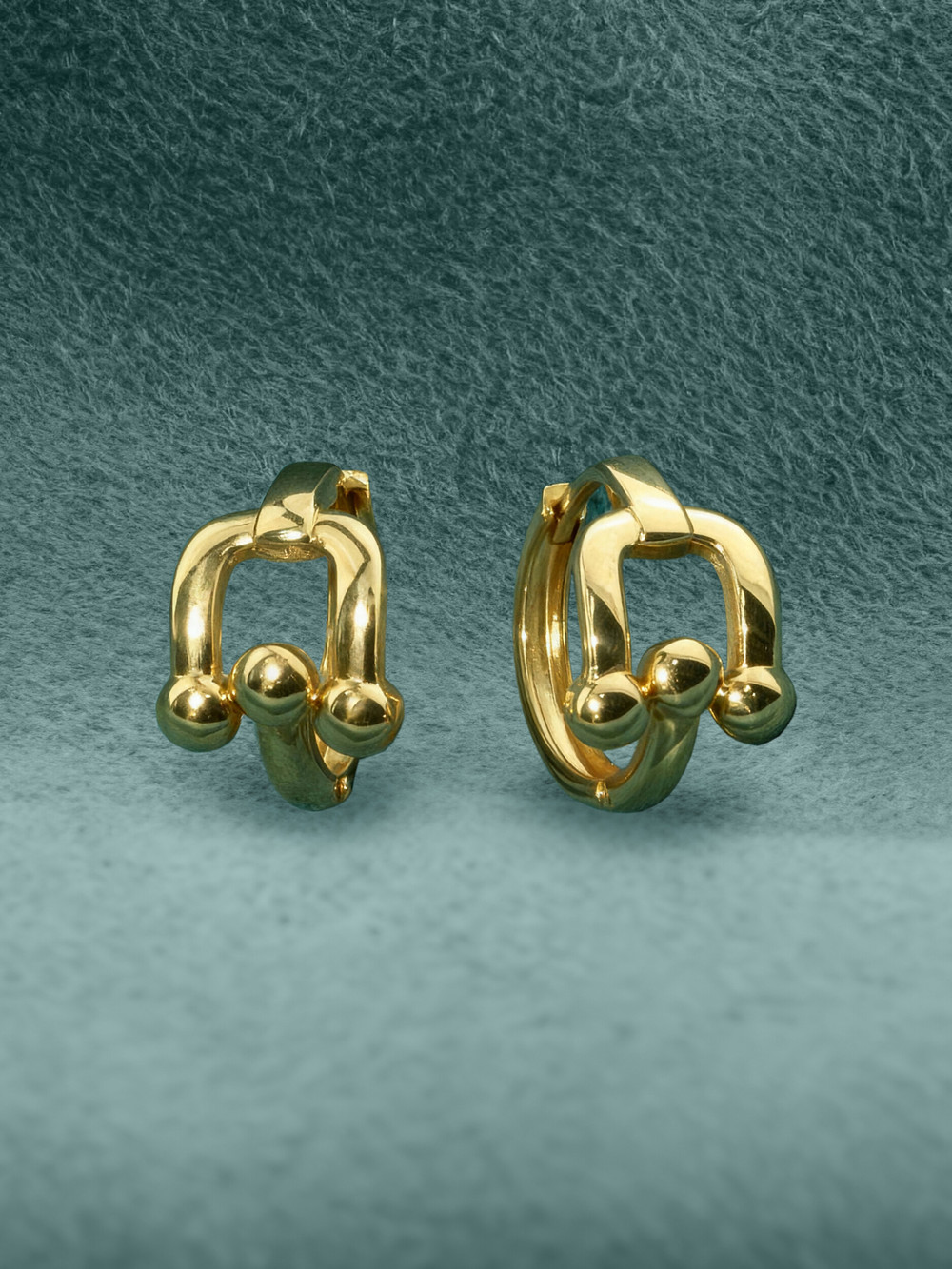 Серьги из лимонного золота