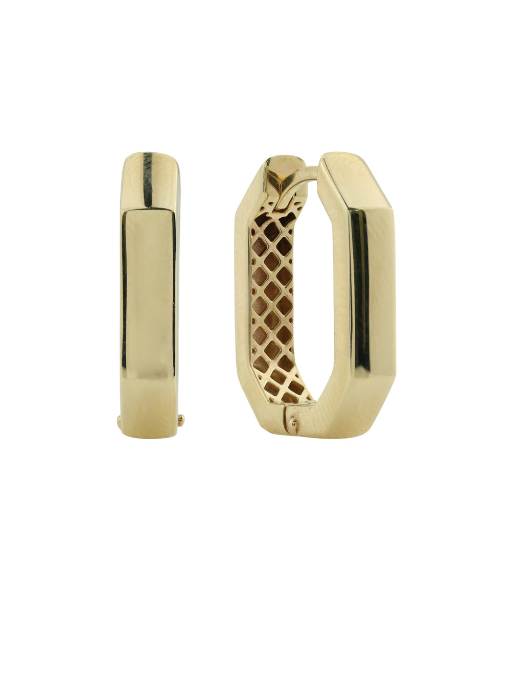 Серьги из лимонного золота