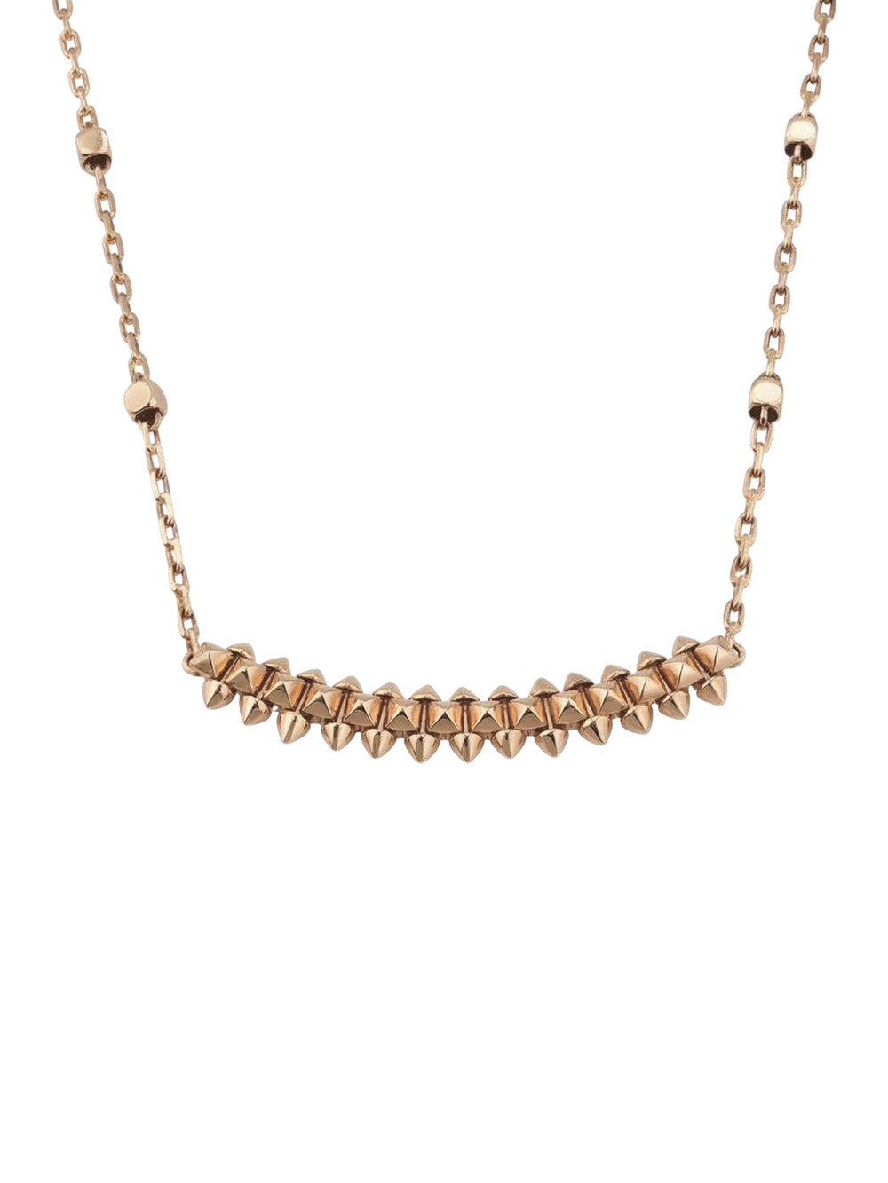 Колье из розового золота