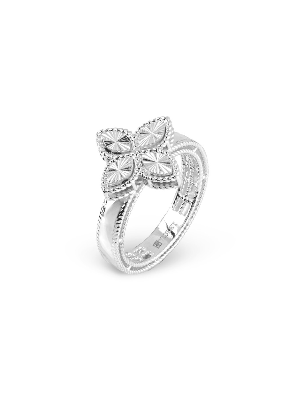 Кольцо из белого золота