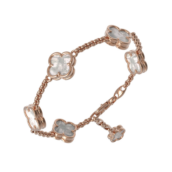 Браслет из золота c перламутром