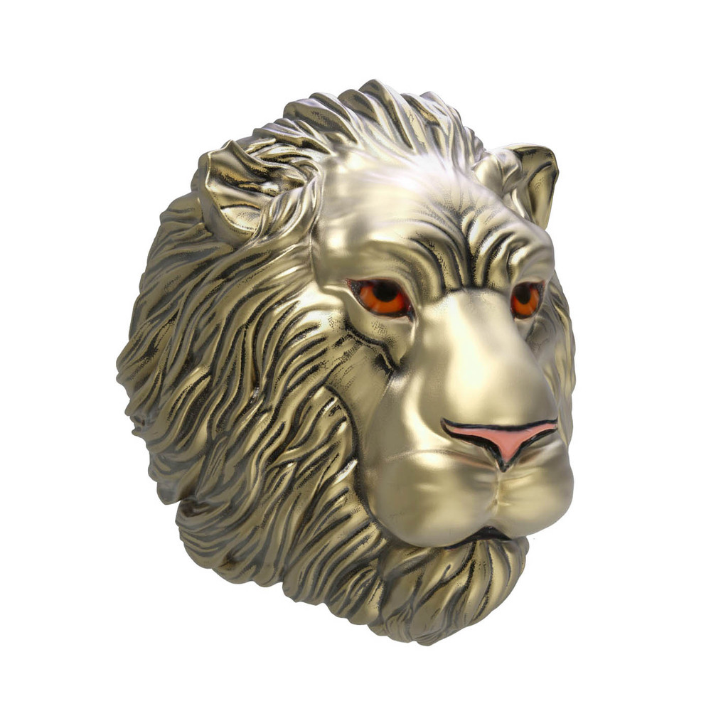 Кольцо из лимонного золота c эмаль