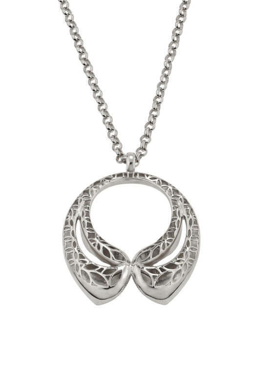 Колье из белого золота