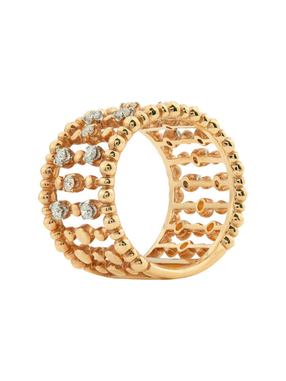 Кольцо из золота c бриллиантами