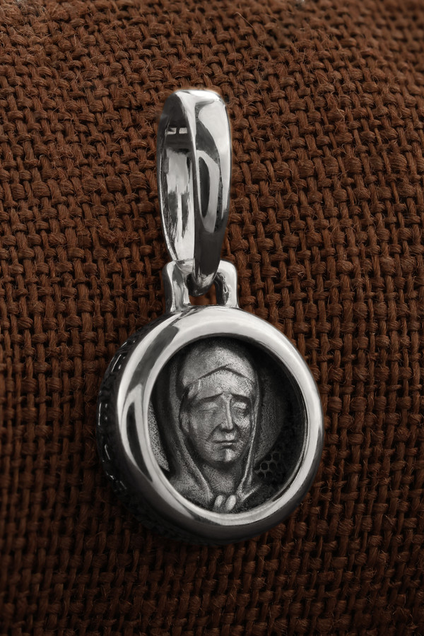 Образок из белого золота