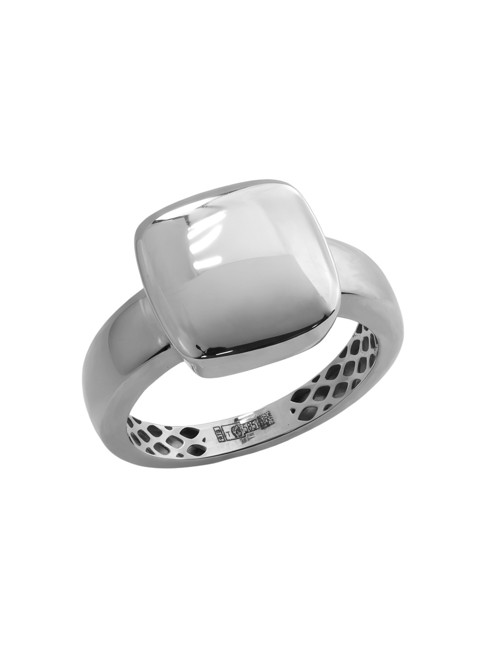 Кольцо из белого золота