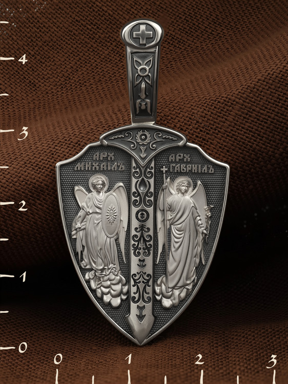 Образок из белого золота