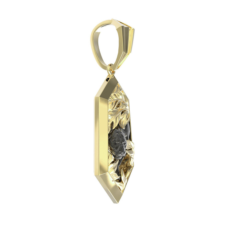 Подвеска из лимонного золота