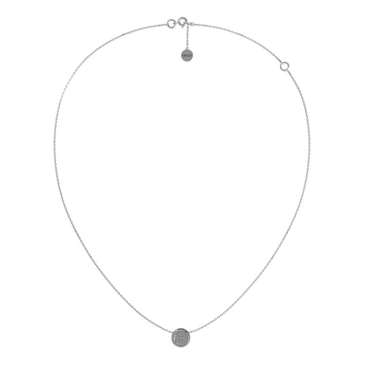 Колье из белого золота c бриллиантами