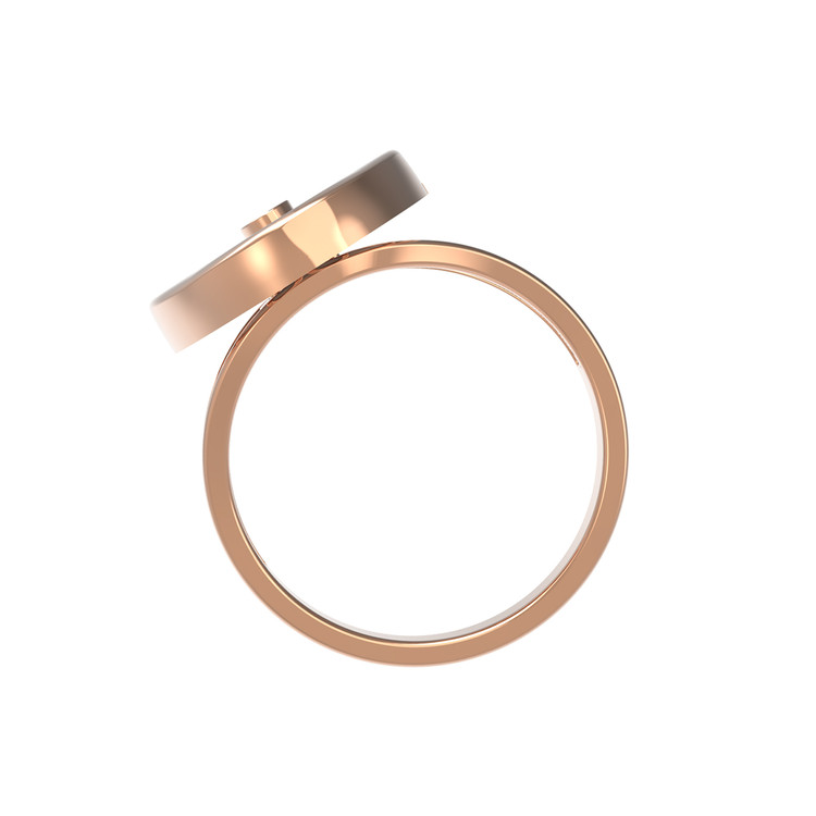 Кольцо из золота c бриллиантами и бирюзой