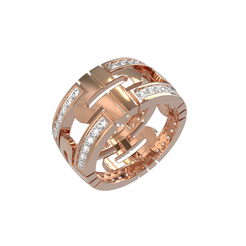 Кольцо из золота c бриллиантами