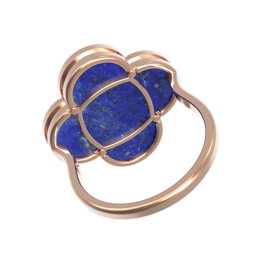 Кольцо из золота c лазуритом