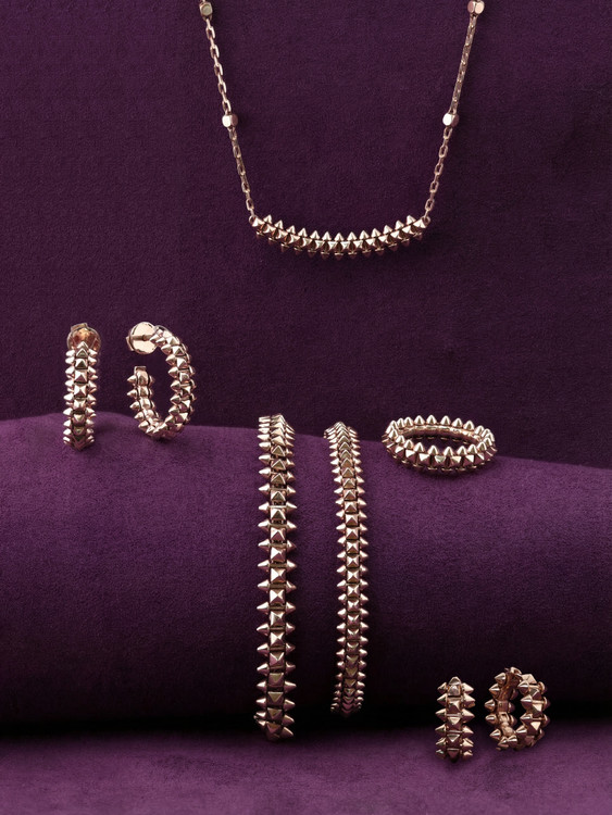 Колье из розового золота