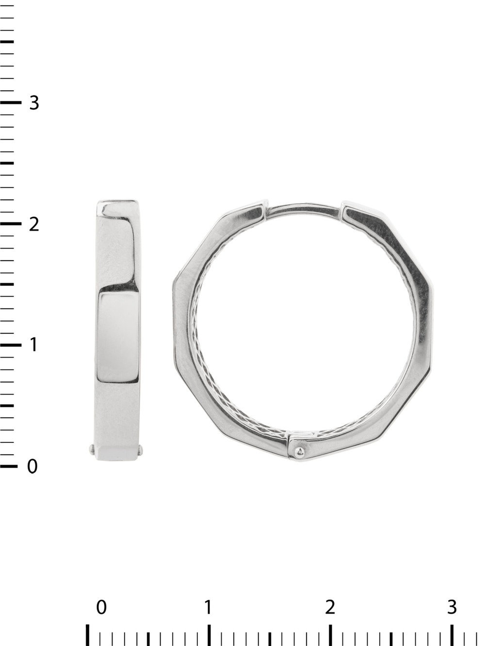 Серьги из белого золота