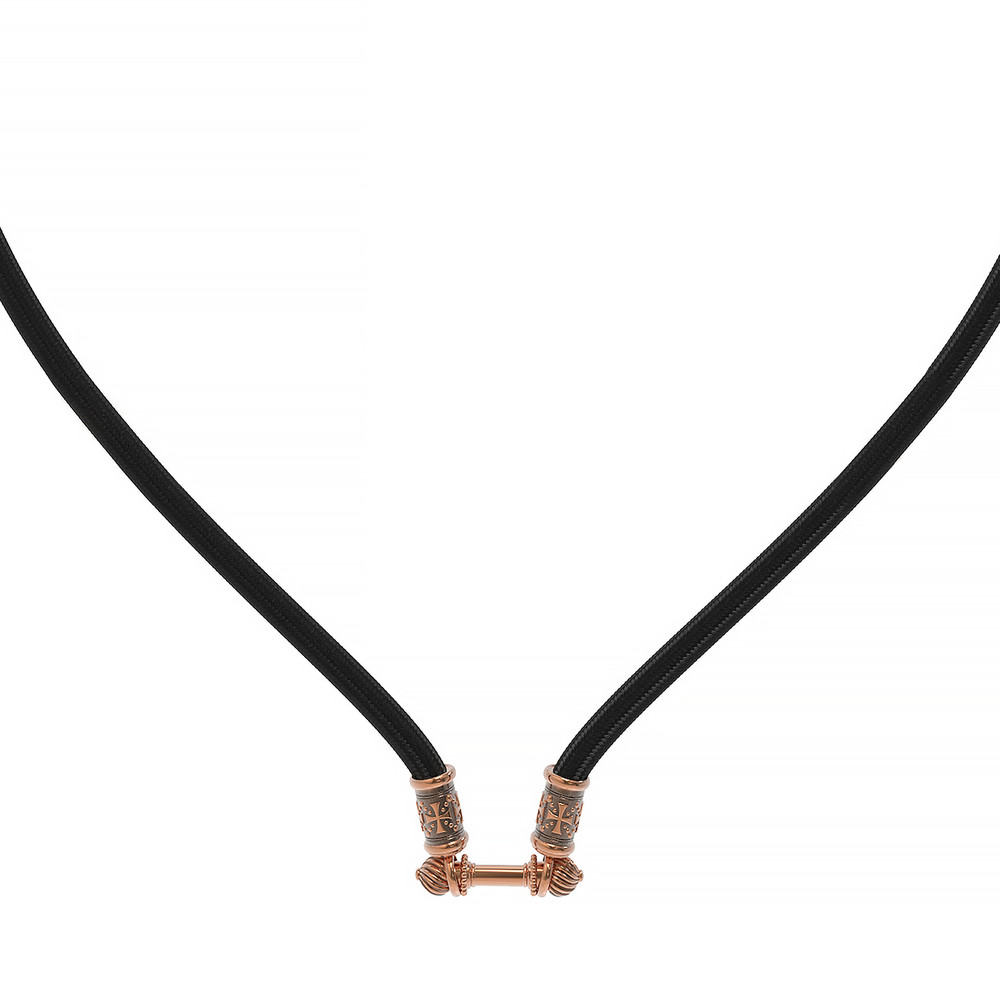 Шнурок шёлковый из золота c шёлковым шнурком