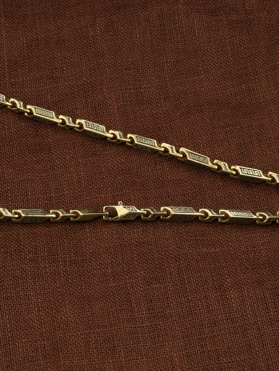 Цепь из лимонного золота