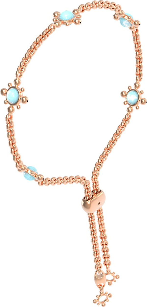 Браслет из золота c бирюзой