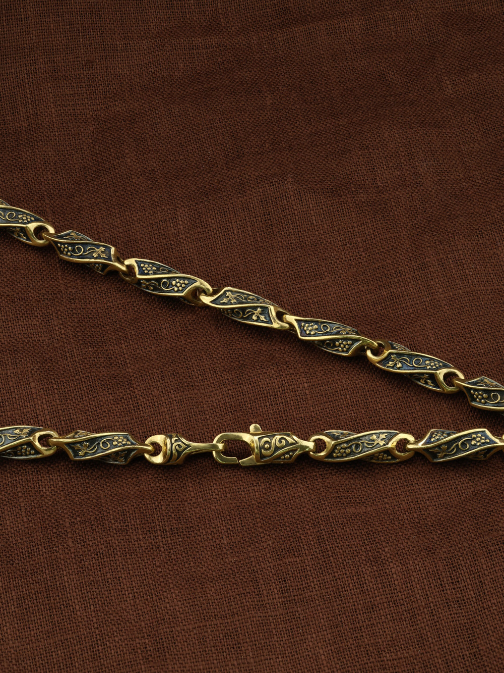 Цепь из лимонного золота