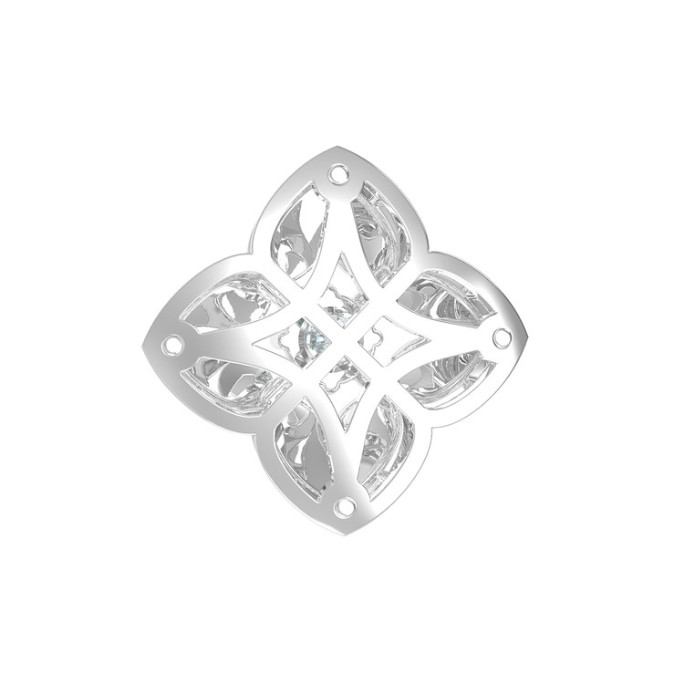 Подвеска из белого золота c бриллиантами
