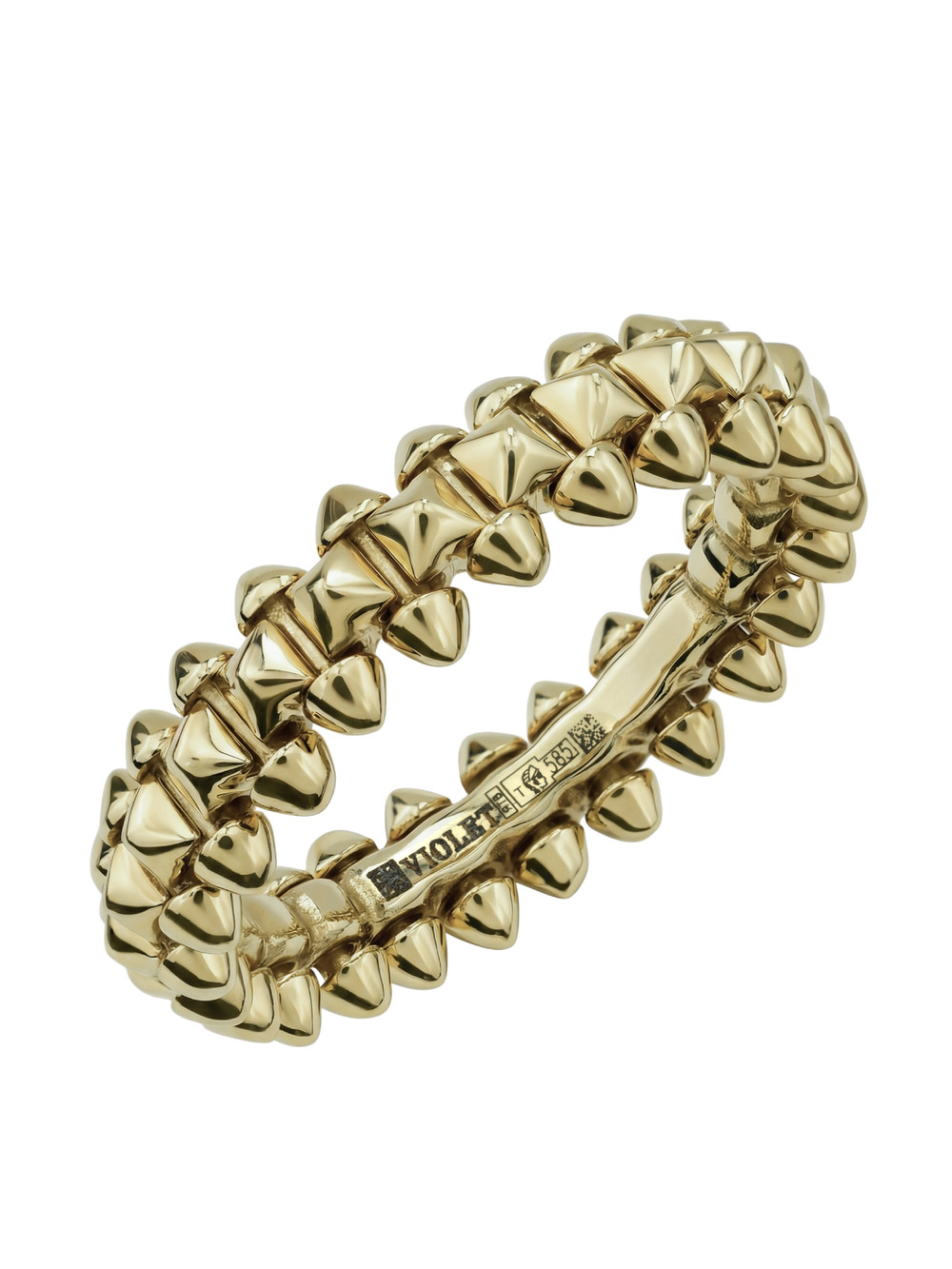 Кольцо из лимонного золота