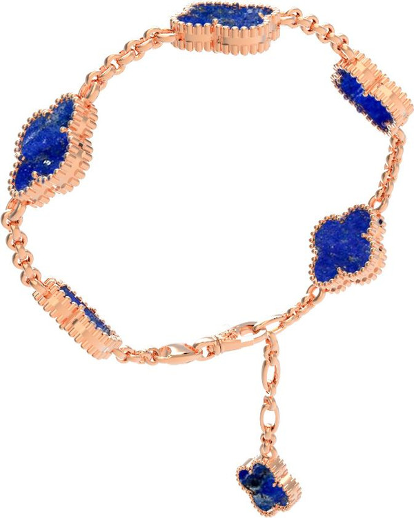 Браслет из золота c лазуритом