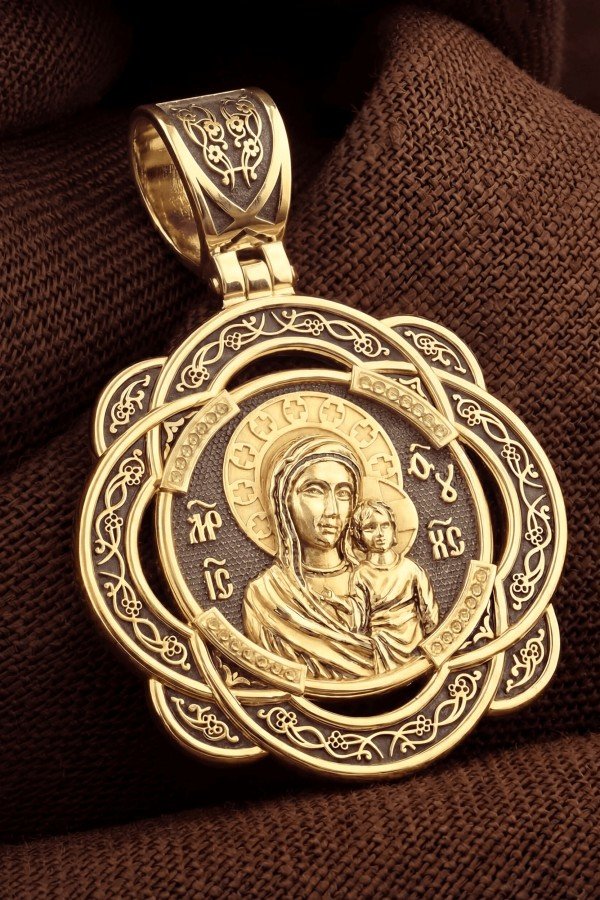 Образок из лимонного золота